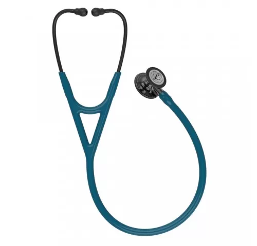 3-Stetoscop-3M™-Littmann®-Cardiology-IV--Turcoaz-inchis-negru--capsula-fumurie--Caribbean-Blue-Black-Mirror-High-Polish-Smoke-