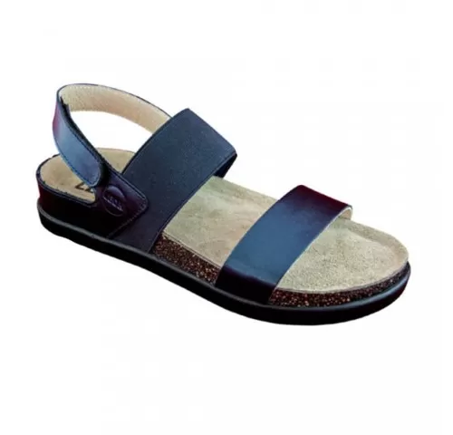 Sandale Leon 1253, de vara, din piele, bleumarin-1