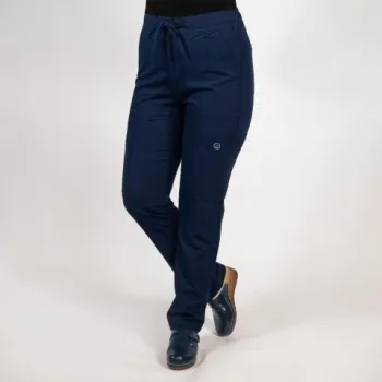 Pantaloni medicali Lotus Flex, stretch, cu snur, bleumarin, TRS-SP6-1