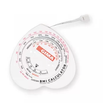 Centimetru retractabil tip ruleta cu calculator BMI, lungime 150 cm - GIMA27342-1