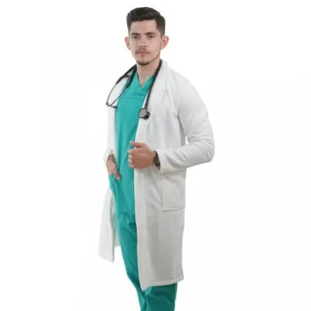 Halat polar, model lung, negru-1