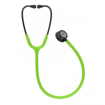 Stetoscop 3M™ Littmann® Classic III, Verde lamaie/albastru, capsula fumurie (Lime Green/Blue/Smoke)-1