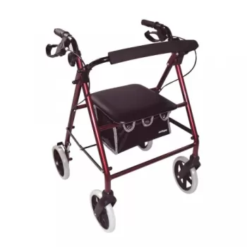 Rolator pliabil cu 4 roti, frana, scaun si cos - BME861-1