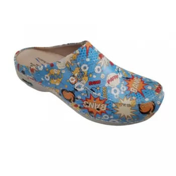 Saboti medicali din piele naturala, lavabili, Nursingcare Wash'Go Berlin, Bang-1