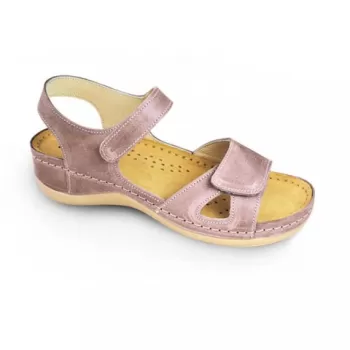 Sandale dama, din piele, de vara, Leon 935, roz-1