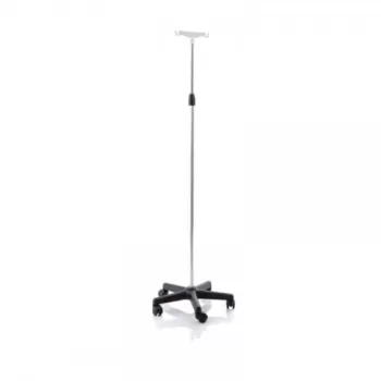 Suport perfuzie cu picior din aluminiu si carlig din plastic - MI432-1