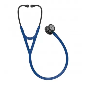 Stetoscop 3M™ Littmann® Cardiology IV, Bleumarin/albastru, capsula fumurie (Navy Blue/Blue/High-Polish Smoke)-1