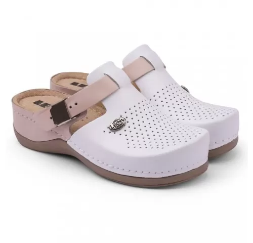 11-Saboti-medicali--de-dama--din-piele--alb-somon--Leon-901