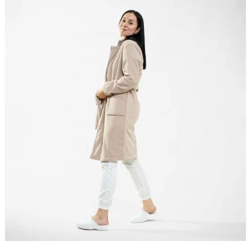 Halat polar, model lung, bej-1