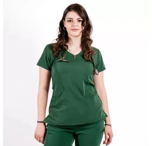 17-Bluza-medicala-Lotus-Flex--stretch--verde-hunter--TRS-NP13