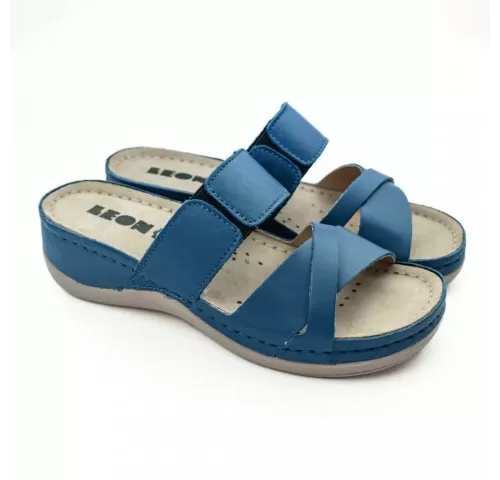 5-Saboti-dama--din-piele--de-vara--Leon-909--bleumarin