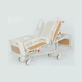 Pat de spital electric cu 4 motoare sistem coloane - U0001-1