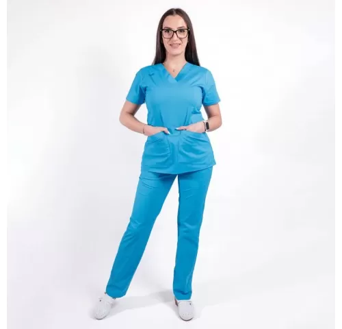 8-Costum-medical-Lotus-Flex--stretch--albastru-deschis--CVC-NP1-CVC-SP2