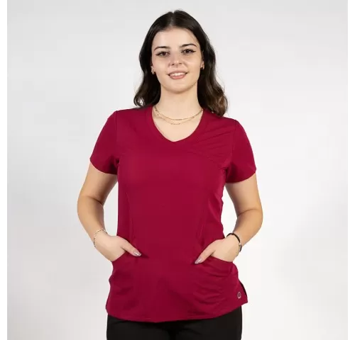 14-Bluza-medicala-Lotus-Flex--stretch--visiniu--TRS-NP13