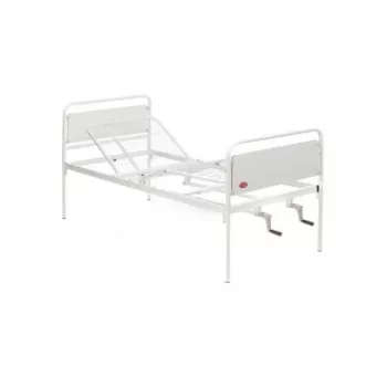 Pat de spital mecanic, cu doua sectiuni ajustabile - MI110-1
