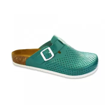 Saboti medicali Leon 4700, de barbati, din piele, verde-1