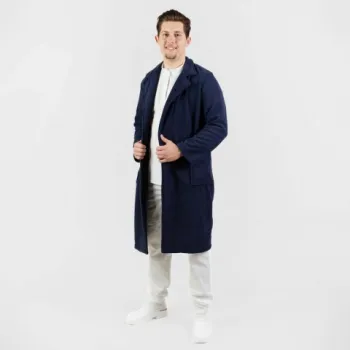 Halat polar, model lung, bleumarin-1
