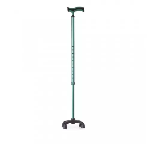 Baston reglabil din aluminiu cu pufar baza in patru puncte - RP192-1