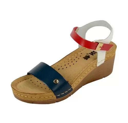 11-Sandale-dama--de-vara--din-piele--Leon-1015--bleumarin-alb-rosu