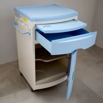 Noptiera din ABS, cu sertar si dulap - D-2-1